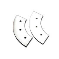 Industrial Packaging Machine Knives - Stainless Steel, Galvanized Half Circular Design | Sharp Edge For High Speed Cutting & Trimming