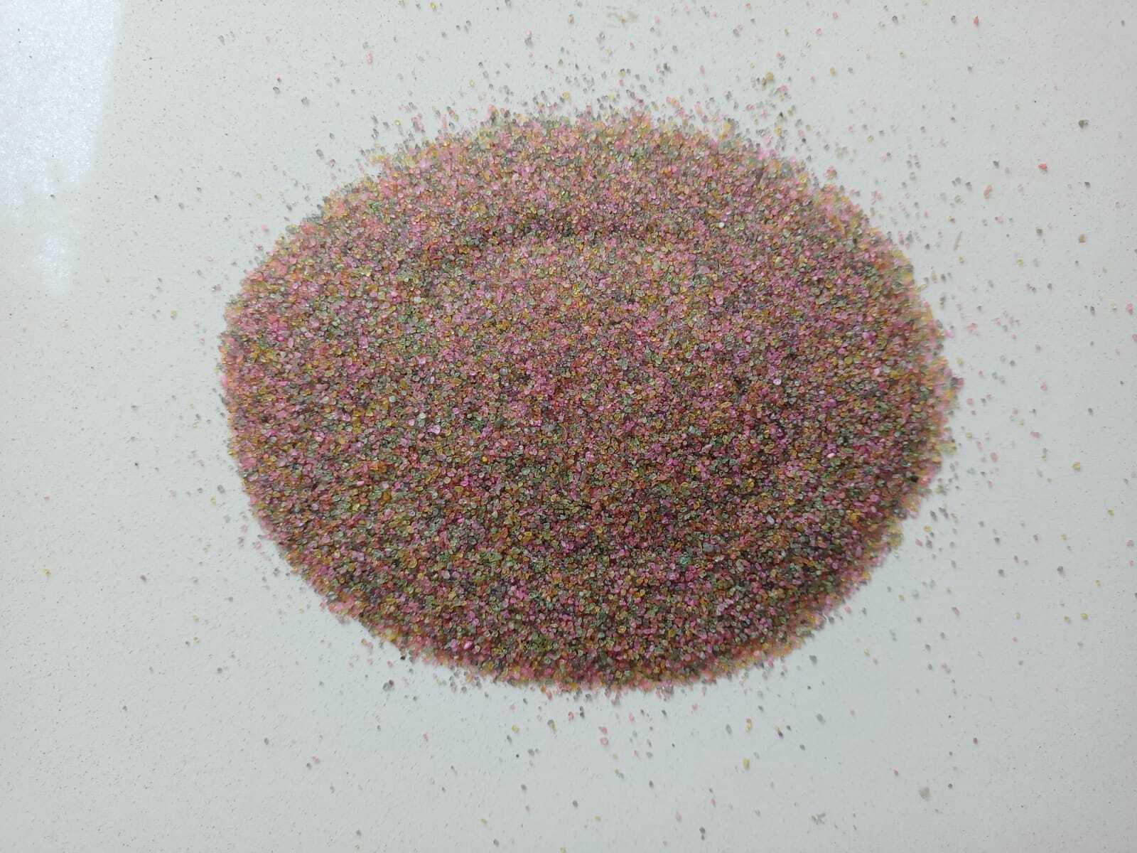 fine color dyed and polished mix color silica sand for grouting industries and wall texture industrial used sand