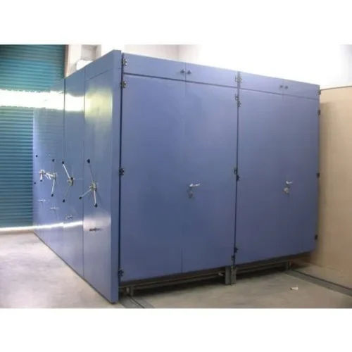 Blue Industrial Mobile Compactor