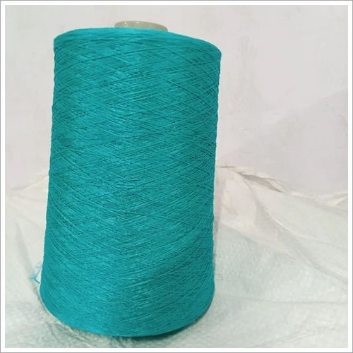 Rama Green Spun Polyester Dyed Yarn