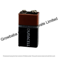 Duracell Mn1604 9volt Alkaline Battery - 9 Volt Nominal Voltage, 45 Grams Weight | Reliable Power Source For Your Devices