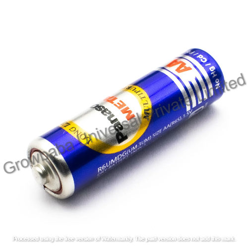 Size: AA 1.5volt Zinc Battery