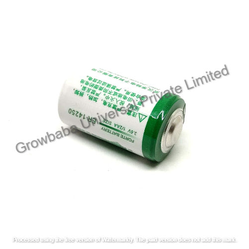 Forte ER14250 3.6volt Size: 1/2AA Lithium Battery