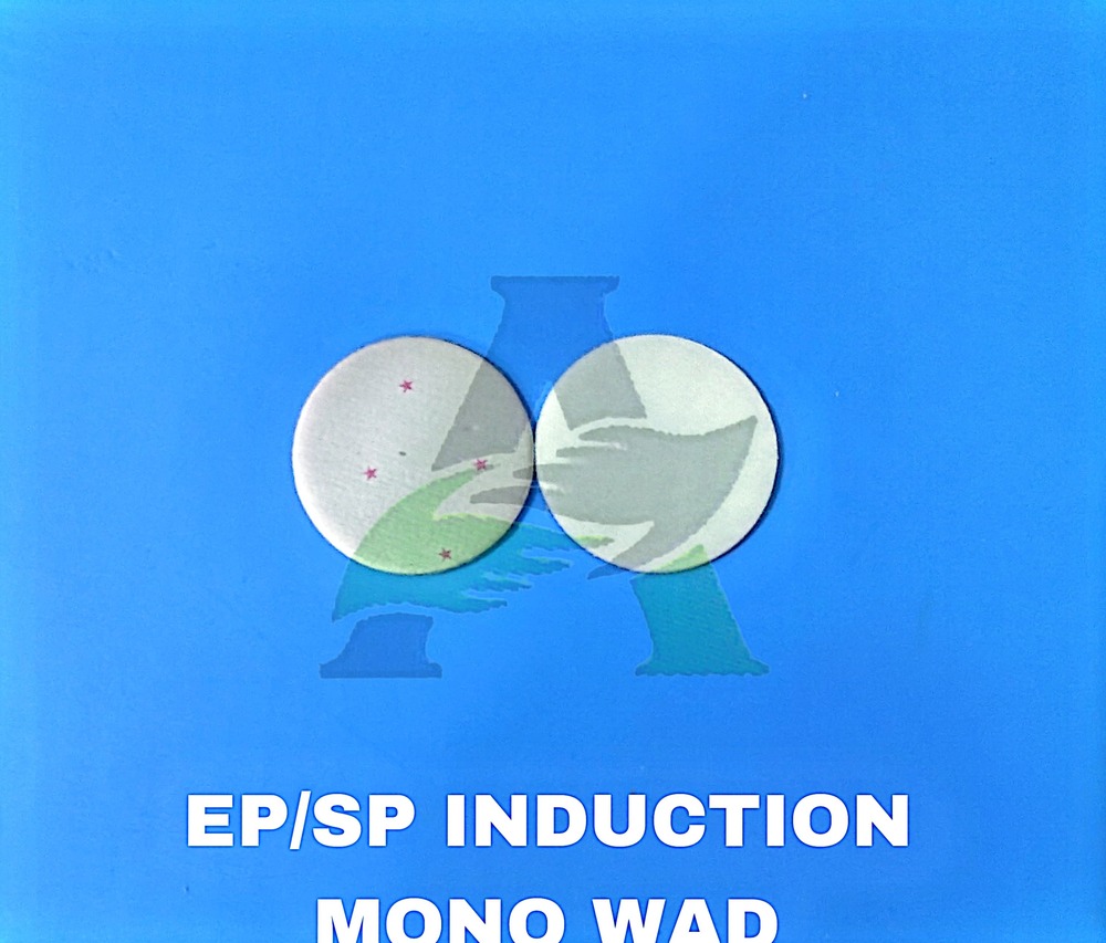 HS HDPE Induction Sealing Wad - High-Density Polyethylene, Single-Sided Adhesive Rubber, White Color | Reliable Leak-Proof Seal for Chemicals, Pharmaceuticals, and Food Packaging