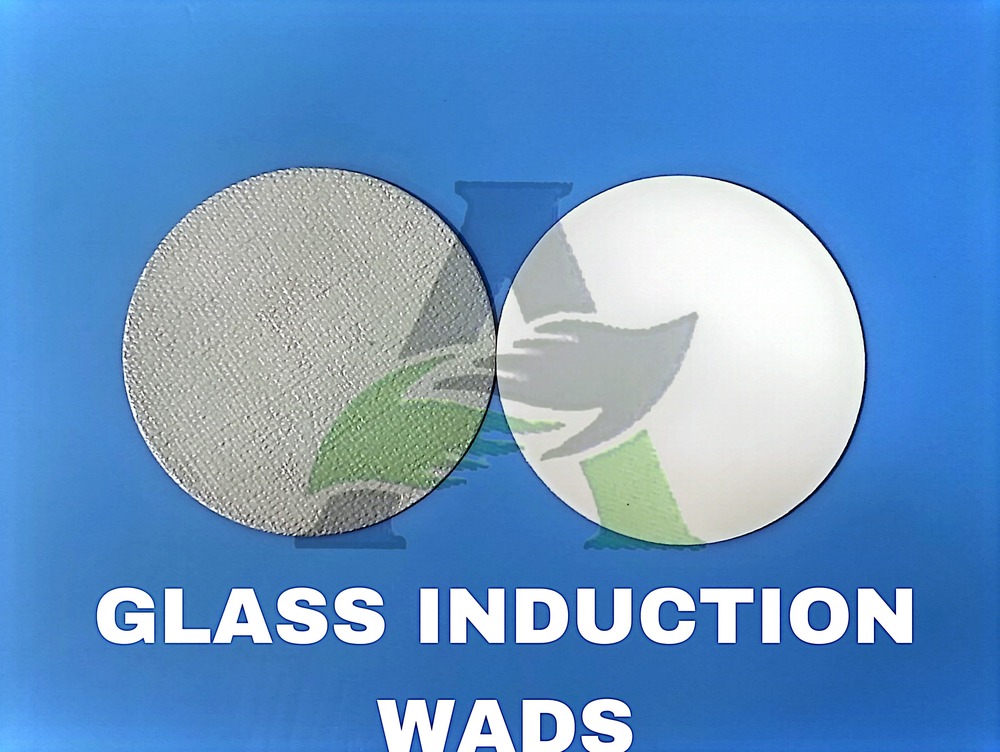 Glass Induction Sealing Wad - PET, HDPE, 43-83mm Sizes, White Color | Rubber Adhesive, Eco-Friendly, Leak-Resistant, Tamper-Evident Seal