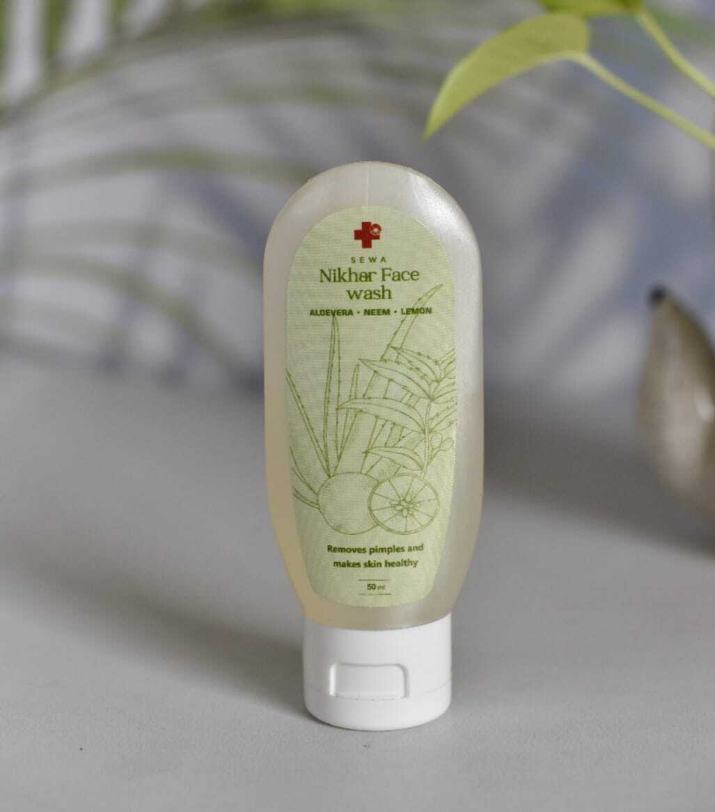 50ml Sewa Nikhar Ayurvedic Face Wash