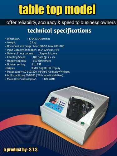 Currency Counter Machine