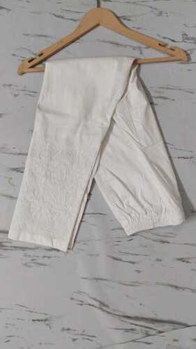 Lucknowi Latest Woman Lycra Full Stretual Pant - Color: White