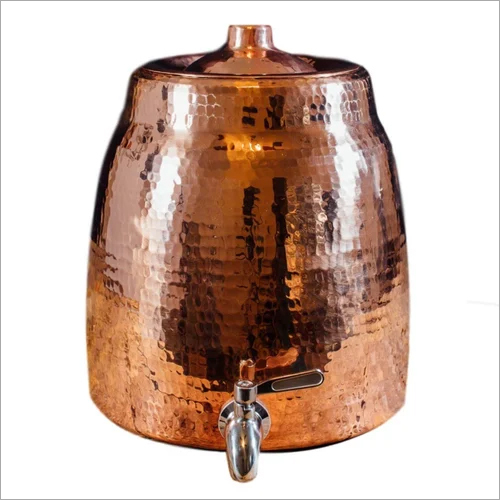 Copper Hammered Design Matka