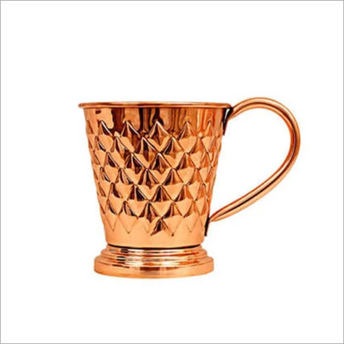 Copper Diamond Design Mug