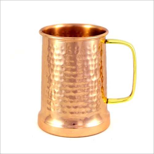 Copper Hammered Design  Mug