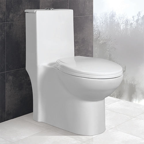 640X355X740mm S-Trap 9 Inch One Piece Western Toilet