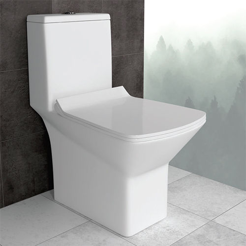 Ceramic 650X350X790 Mm S-Trap 9 Inch One Piece Western Toilet