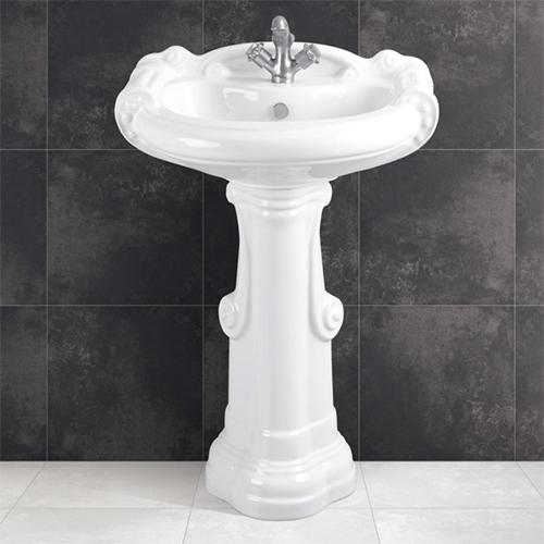 650X510X900mm Pedestal Wash Basin