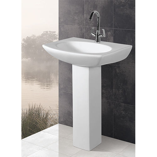 595X485X860mm Half Pedestal Wash Basin