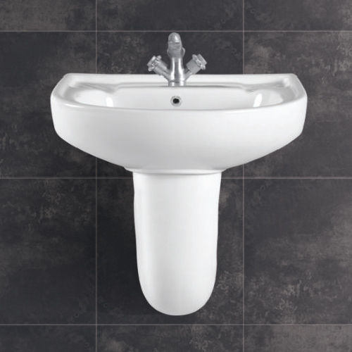 530X435X540mm Half Pedestal Wash Basin