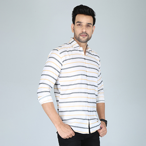 Mens Slim Fit Printed Casual Shirt