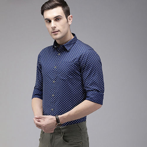 Mens Polka Print Shirt