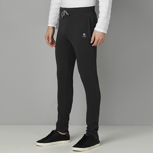 Mens Solid Grey Track Pant