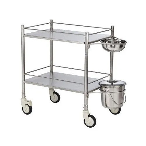 30x18x32 Inch SS Dressing Trolley