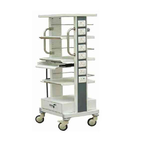 31x24x55 Inch Monitor Room Trolley