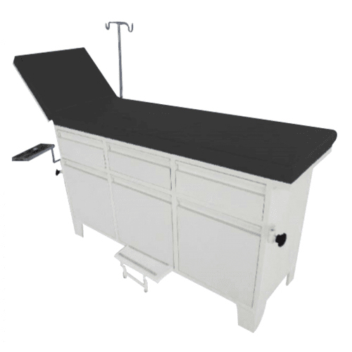 Examination Couch With Cabinet And Drawers