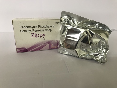 Clidamycin Phosphate 1.0% w/w  Benzoyl Perxode 2.5% w/w  Soap Noodle Base q.s