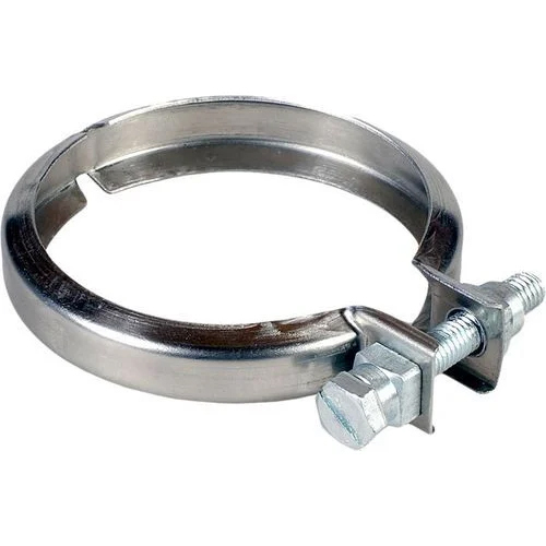 Silver Mild Steel Pipe Clamp