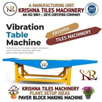 Vibrating Table Application: Making Paver Block