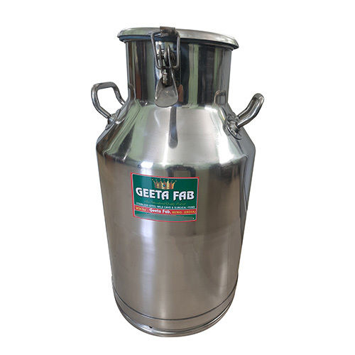 Stainless Steel 304 Milk Can with locking 40 Ltr