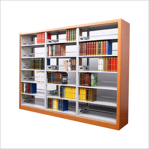 Prime Wooden Protecting Double Metal Book Shelf