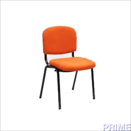 Visitor Chair - High-Quality Bonded Leatherette, Breathable Mesh, Rust-Proof Steel Frame, Red Color | Easy To Install, UV Resistant, Scratch Resistant, Antibacterial, Modern Appearance