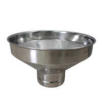 Stainless Steel Strainer - Customized Size, Polished Silver Finish | Industrial, Commercial, Domestic Use