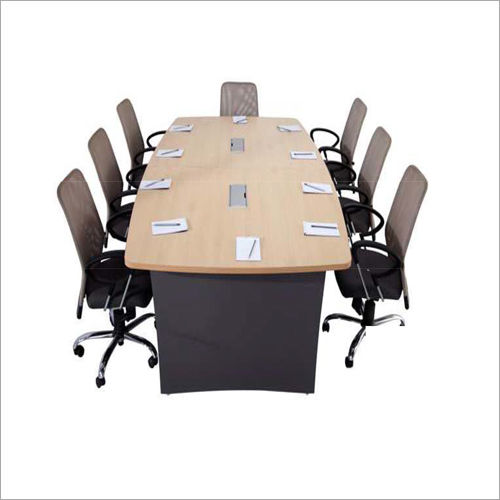 Red Conference Table