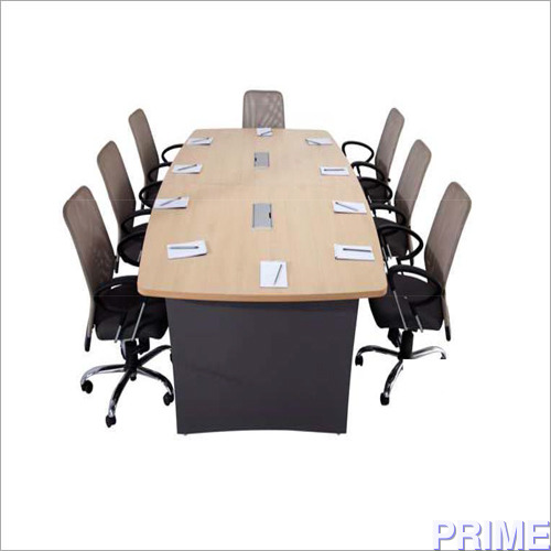 Red Conference Table