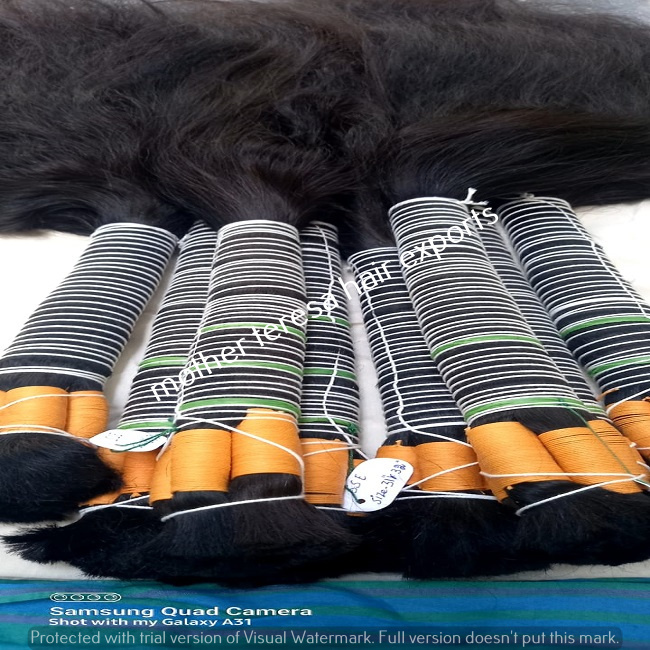 Good Quality Unprocessed Indian Bulk Human Hair Extensions