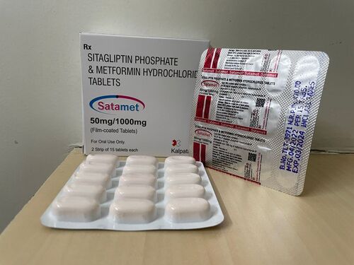 Sitagliptin 50 mg  Metformin 1000 mg
