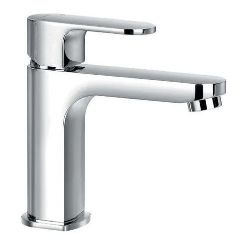 Silver 15Mm Deck Mounted Single Lever Basin Mixer