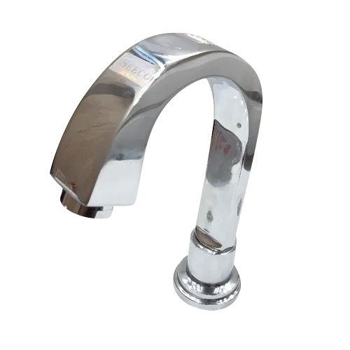 Silver 15Mm Brass Table Mounted Spout