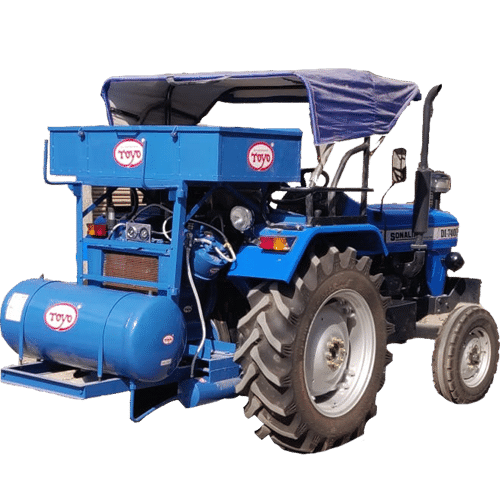 Tractor Mounting Air Compressor - Color: Blue