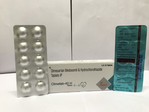 Olmesartan Medoxomil 40mg  Hydrochlorothiazide 12.50mg