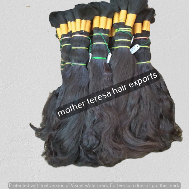 Wholesale Price Indian Raw Bulk Hair