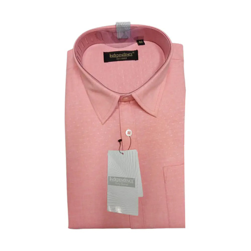 Shirts For Men - Cotton Blend Size 40 42 | Light Blue Light Grey Light Yellow Pink Sea Blue Long Sleeves Washable Regular Fit