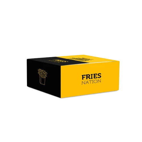 French Fries Take Away Packaging Box