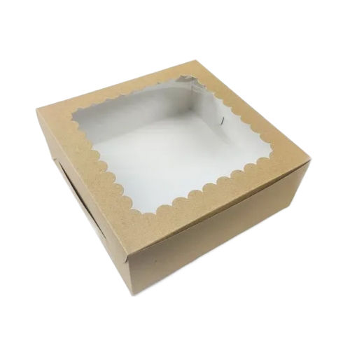 Kraft Material Cake Box With And Without Window