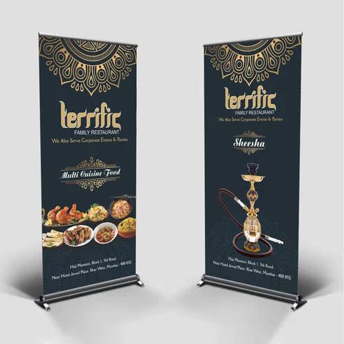 Promotional Roll Up Standee Printing Services By INTACT MEDIA