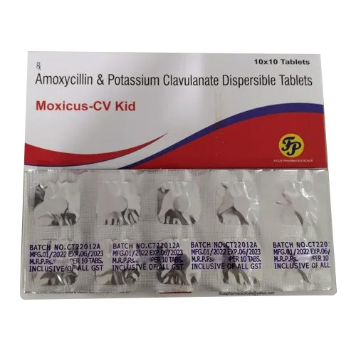 Amoxicillin And Potassium Clavulanate Dispersible Tablet