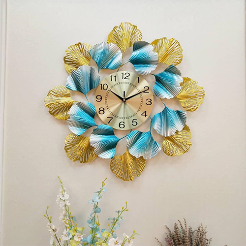 Designer Wall Clock - Metal, Indian Style | Durable, Rust Proof Finish