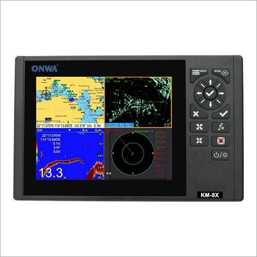ONWA KM-8X (5-in-1 8-inch GPS Chart Plotter Multi Function Display)