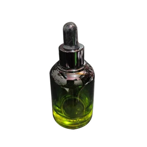 Green 30Ml Glass Serum Bottle With Dropper